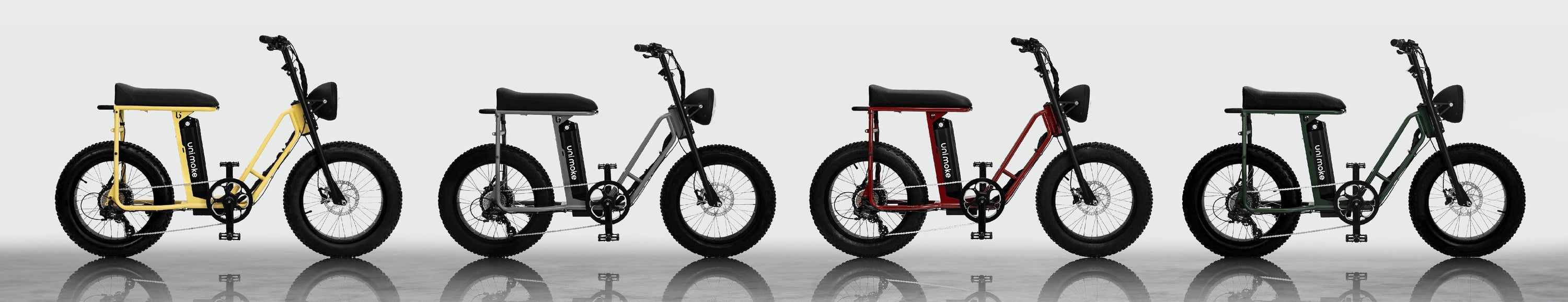 UD Bike lineup, cool electric urban bikes with fat tires