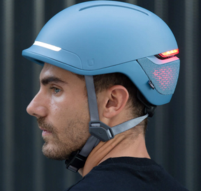 Casco de bicicleta inteligente "Faro" de Unit1 - Azul