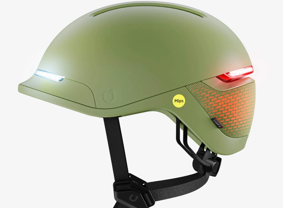 "Faro" Smart-Fahrradhelm von Unit1 - Grün