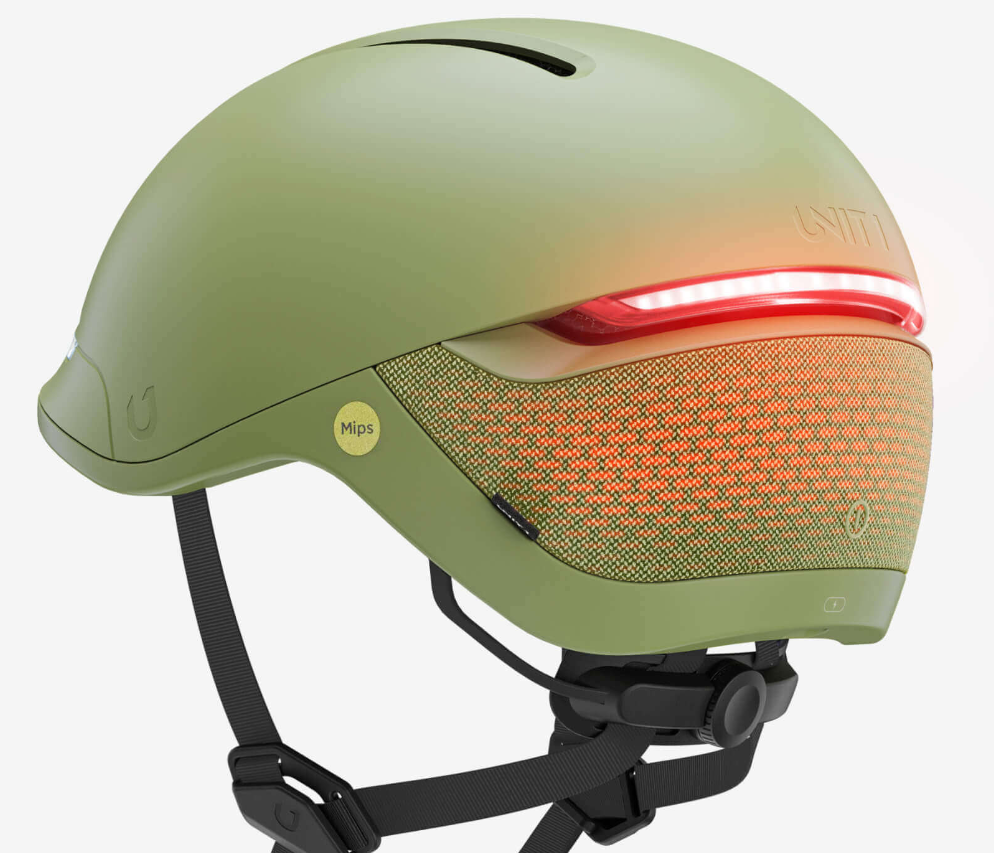 "Faro" Smart Bicycle Helmet by Unit1 - Green