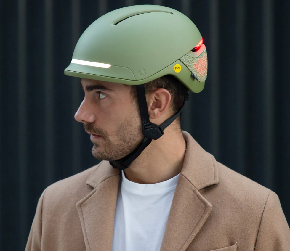 Casque de vélo intelligent "Faro" de Unit1 - Vert