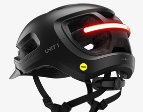 Casco de bicicleta inteligente "Aura" de Unit1 - Negro