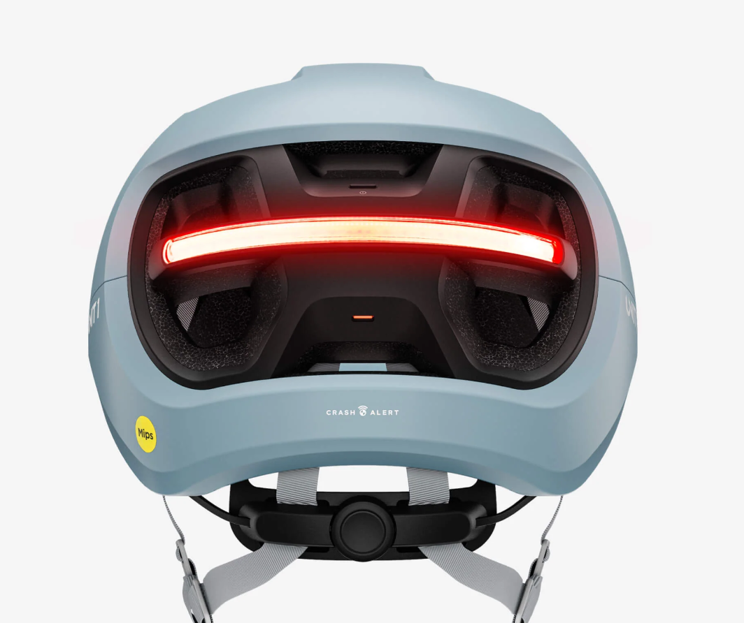 Casco de bicicleta inteligente "Aura" de Unit1 - Gris