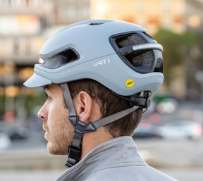 Casco de bicicleta inteligente "Aura" de Unit1 - Gris