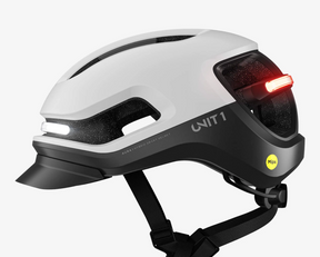 "Aura" Smart Bicycle Helmet by Unit1 - Black and White