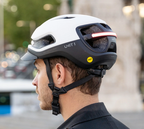 "Aura" Smart Fahrradhelm von Unit1 - Schwarz und Weiß